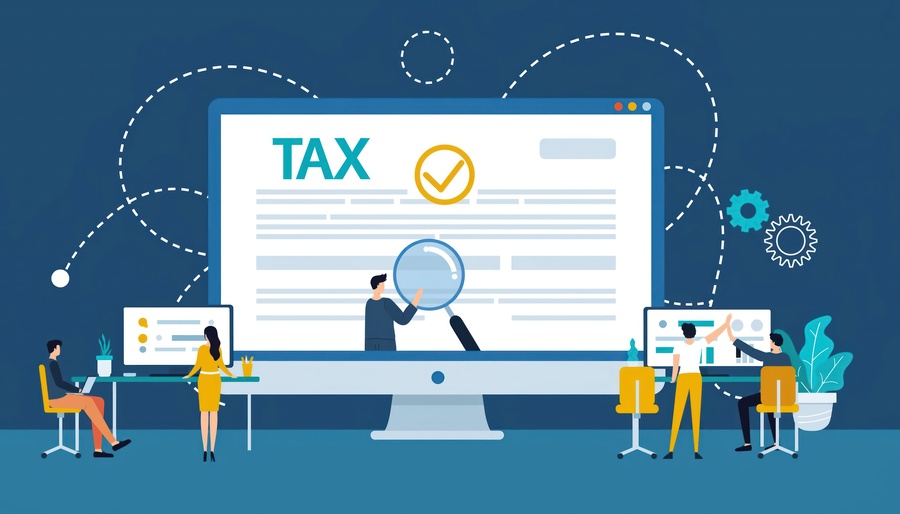 tax preparation concept